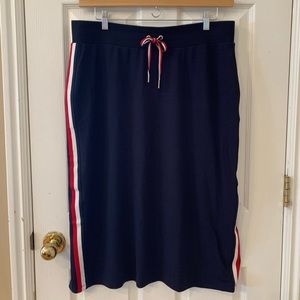 Tommy Hilfiger knit skirt with side stripe